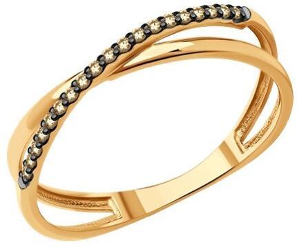 Кольцо Diamant N 51-210-01888-2_17-5 17.5 1.45 г золото, бриллиант